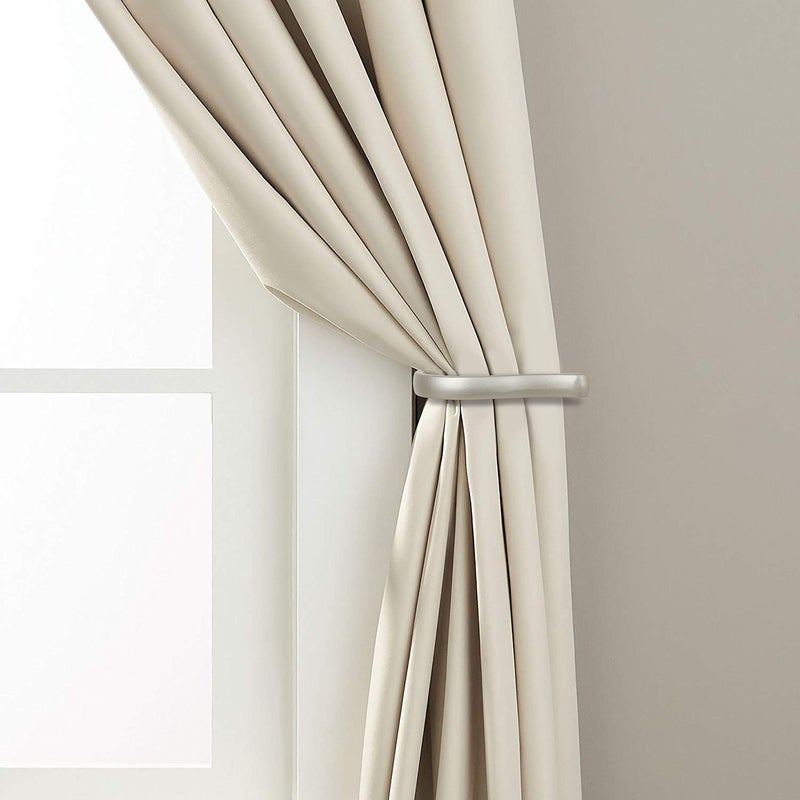 Umbra Curtain Holdback for Window Treatment Drapery Rod, Nickel - Image 2
